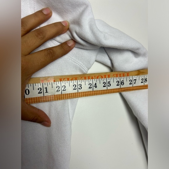 Hard Rock Cafe Chicago Fleece Long Sleeve Sweatshirt White Size M - Picture 4 of 9